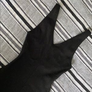 V neck tank bodysuit